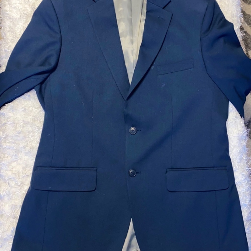 Mens Haggar size 40 regular men’s suit - Picture 2 of 12
